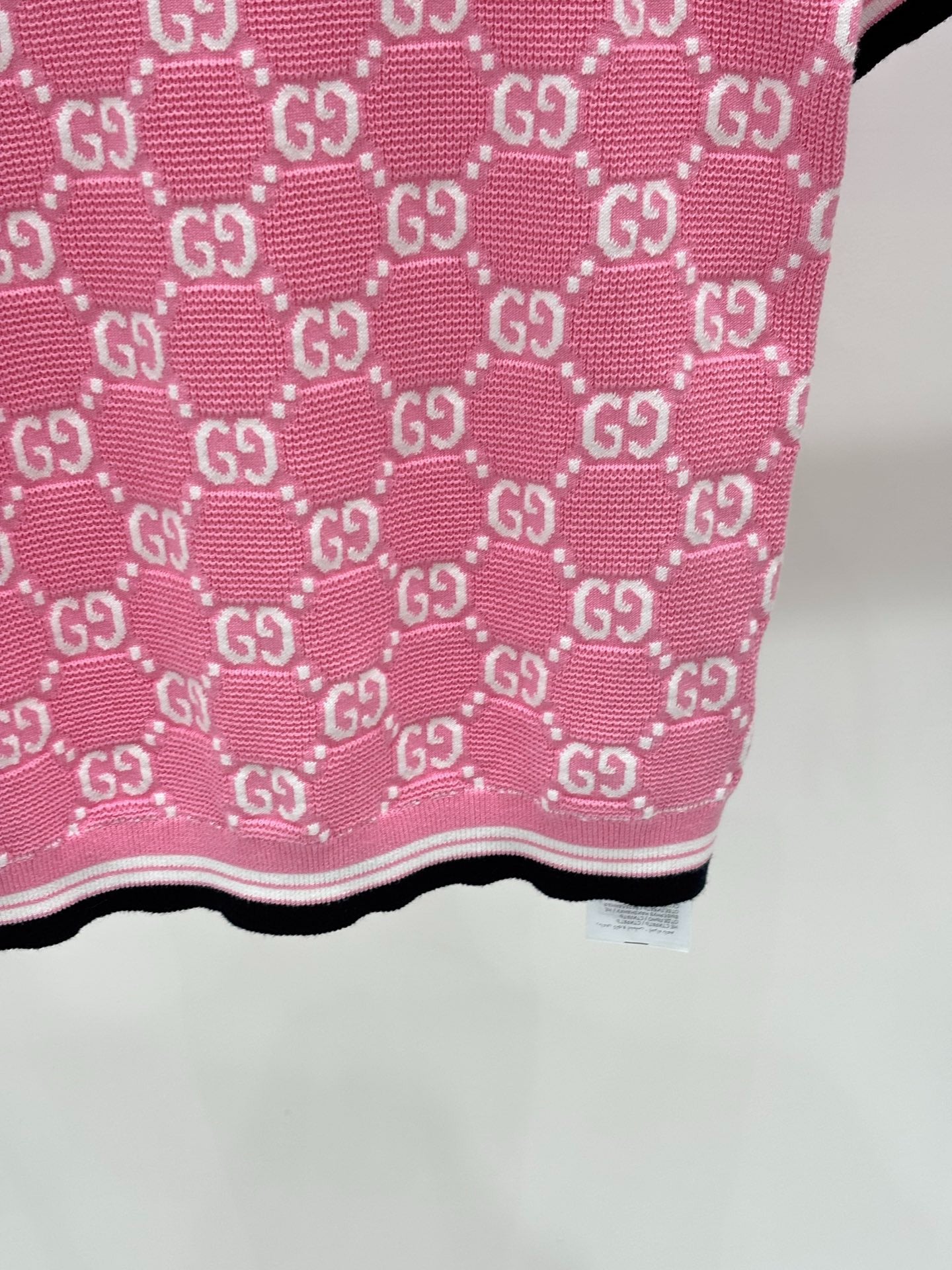 G 25 Frühen Frühling Neue Applizierte All-over-Print Casual Strick Kurzarm 