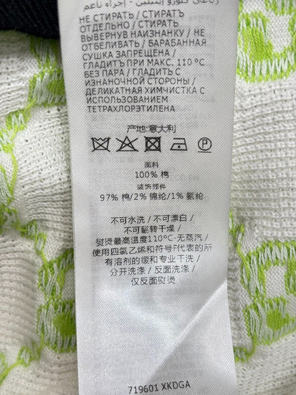 G 25 Frühen Frühling Neue Applizierte All-over-Print Casual Strick Kurzarm 