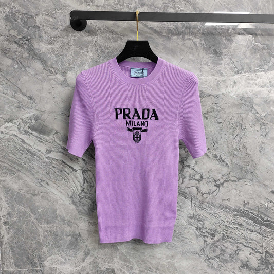P 25 Purple New Knit Short Sleeve