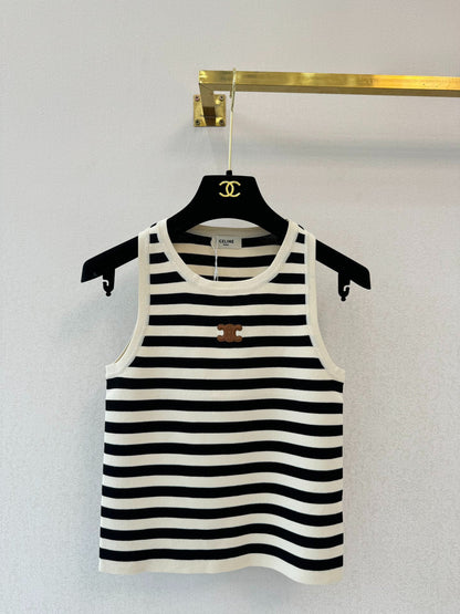 CE 25 Black and white striped undershirt