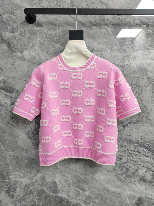 G 25 Wool Short Sleeve Top
