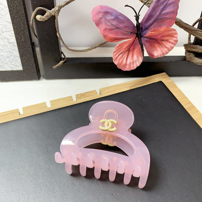 C 25 Acrylic Logo Hair Clip