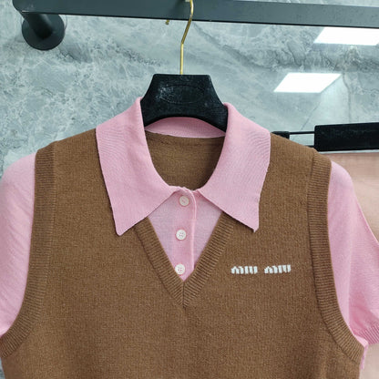 M 25 Two Tank Top Polo Short Sleeve