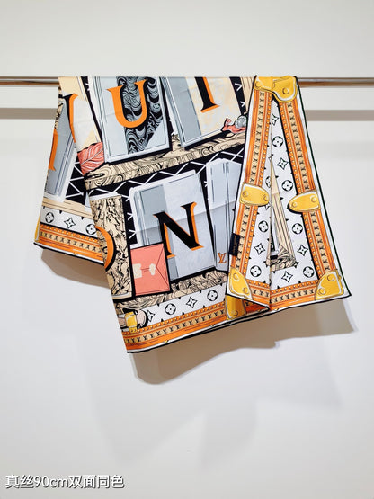 L 25 Twill Silk Scarf