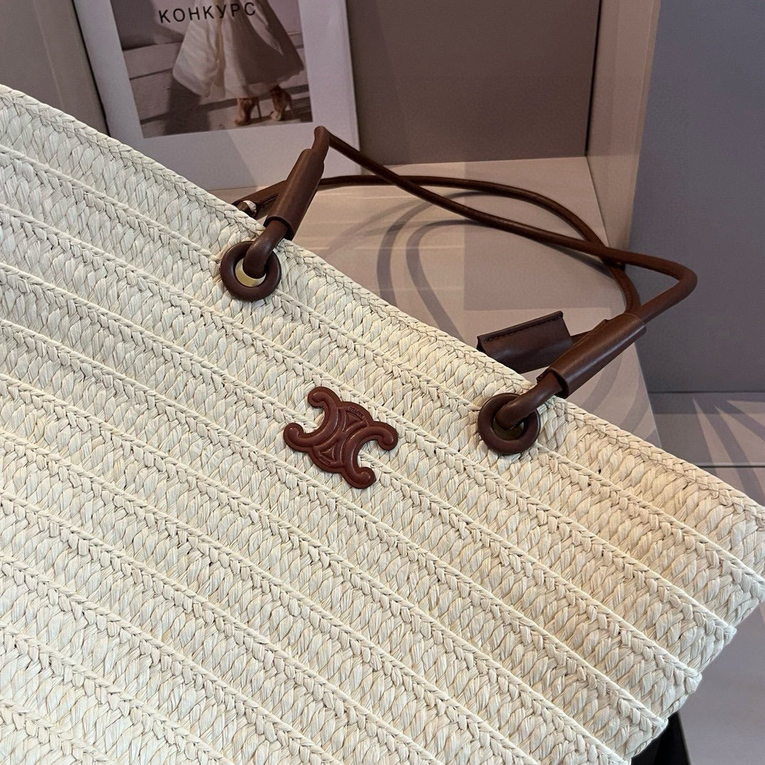 CE 25 Straw bag Raffia grass hand-woven bag