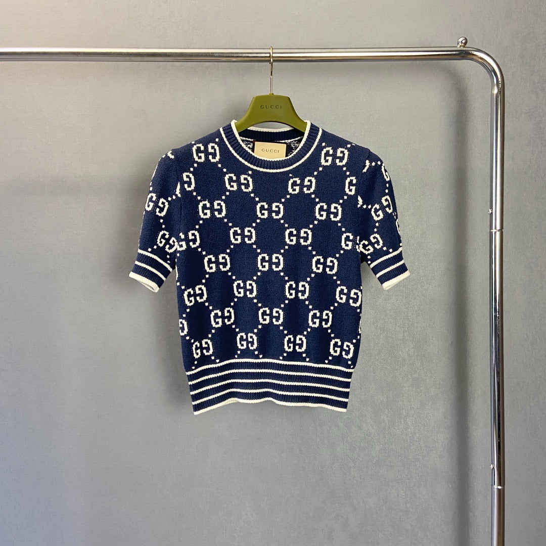 G 25 Interwoven Monogram Short Sleeve