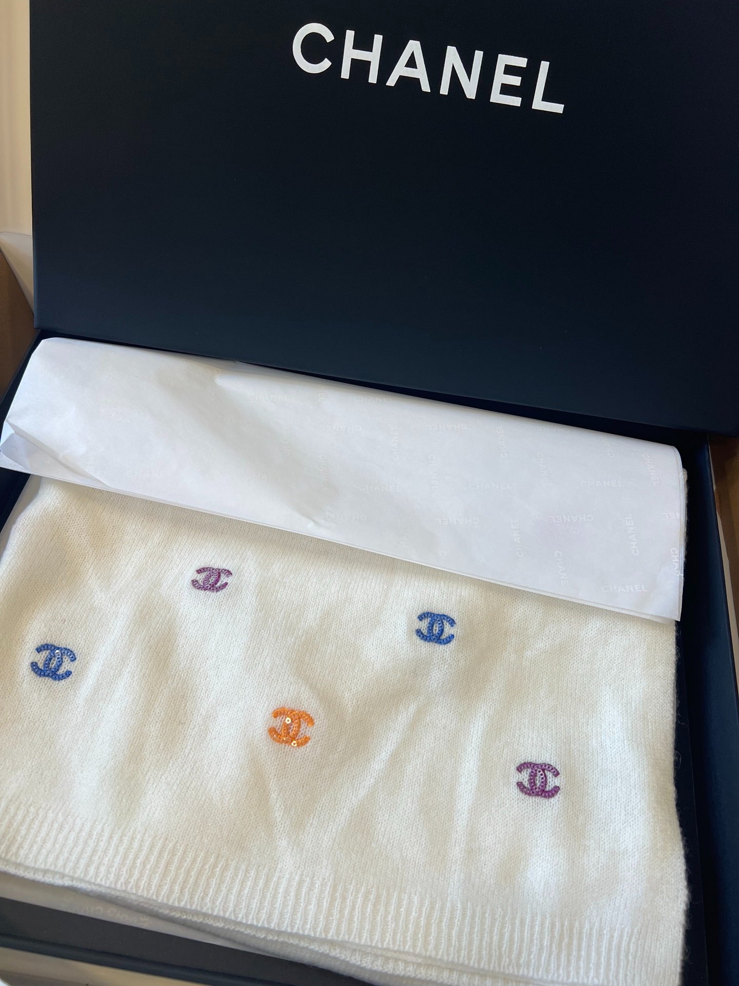 C 24 Colorful Logo Scarf