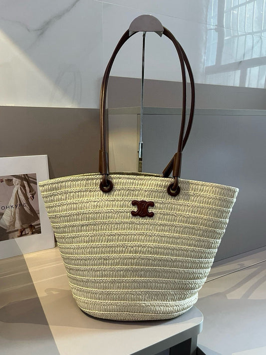 CE 25 Straw bag Raffia grass hand-woven bag