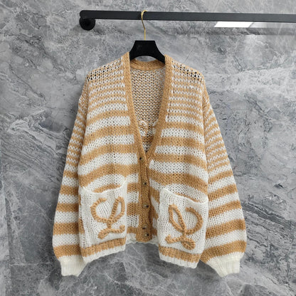 LO 24 Mohair V-Neck Cardigan