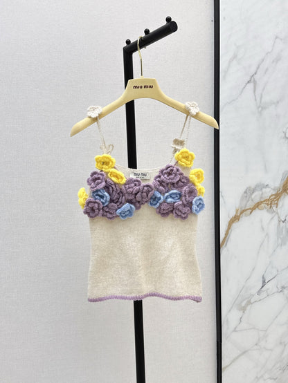 M 25 New three-dimensional handmade flower decorative suspenders