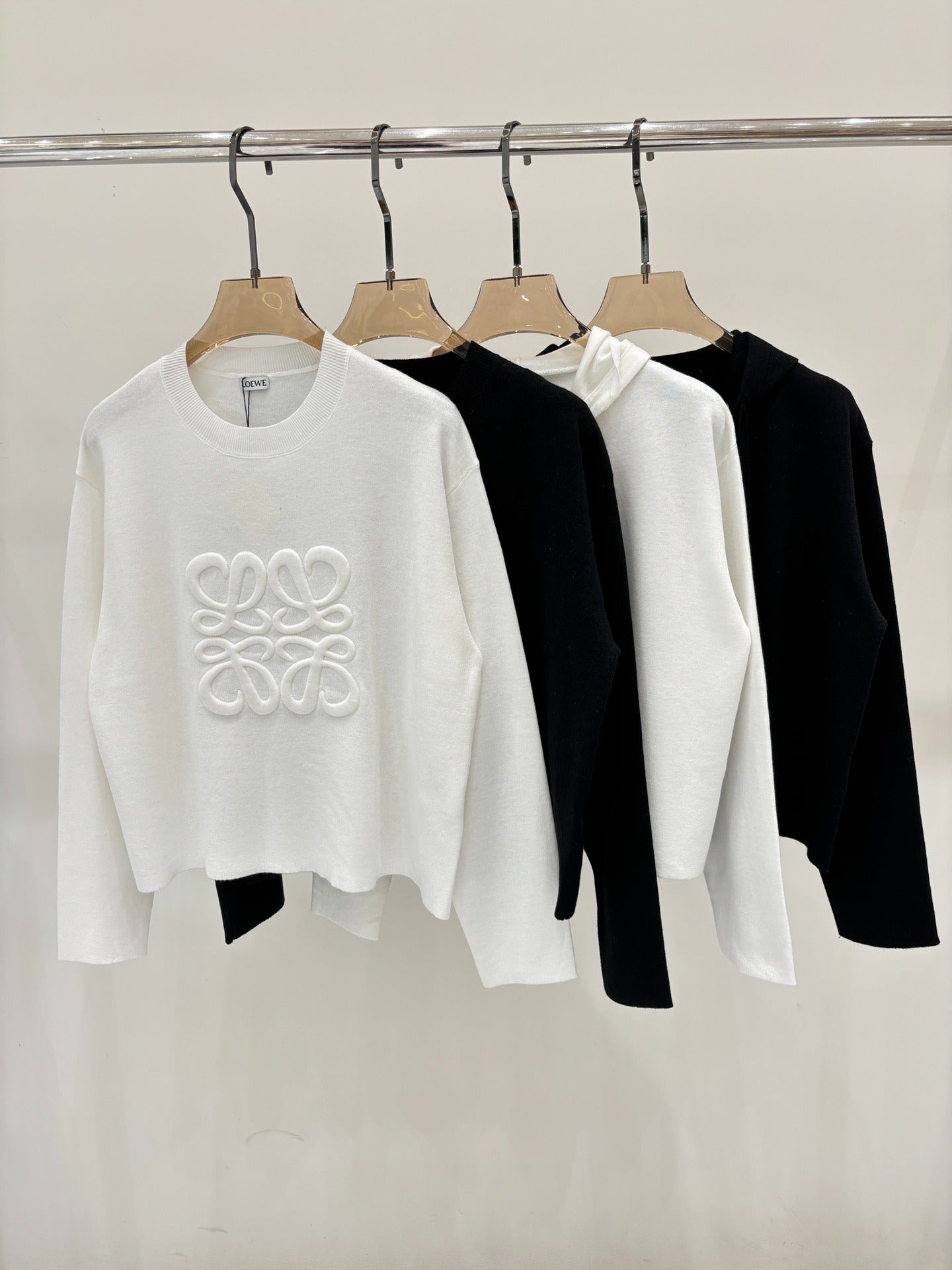 LO 25 Jacquard Hooded Casual Knit Cardigan