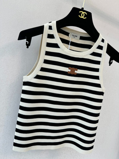 CE 25 Black and white striped undershirt