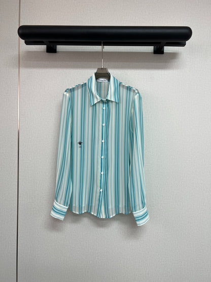 D 25SS New Summer Shirt Printed Stripe