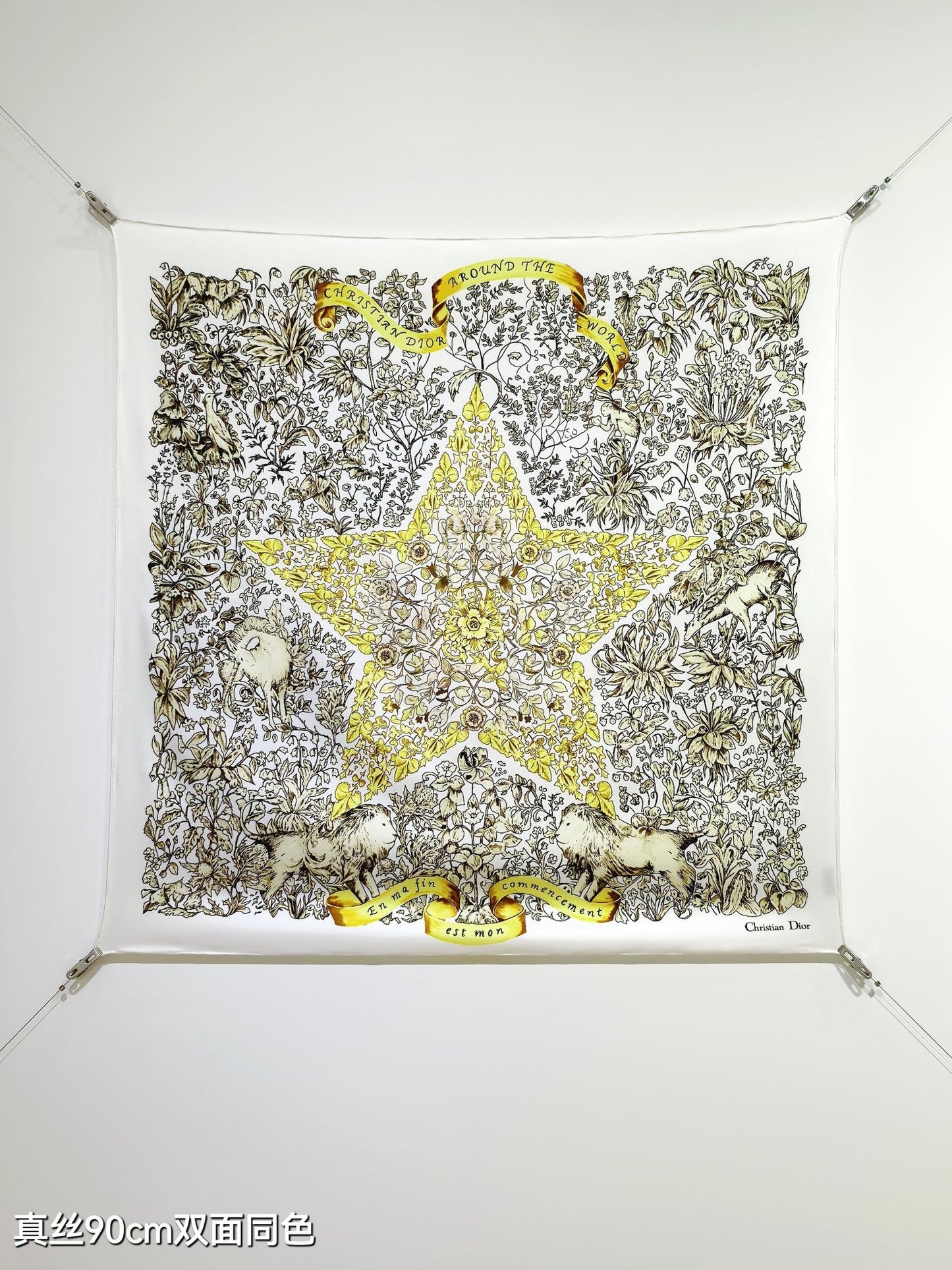 D 25 Twill Silk Scarf