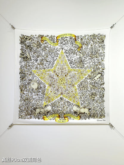 D 25 Twill Silk Scarf
