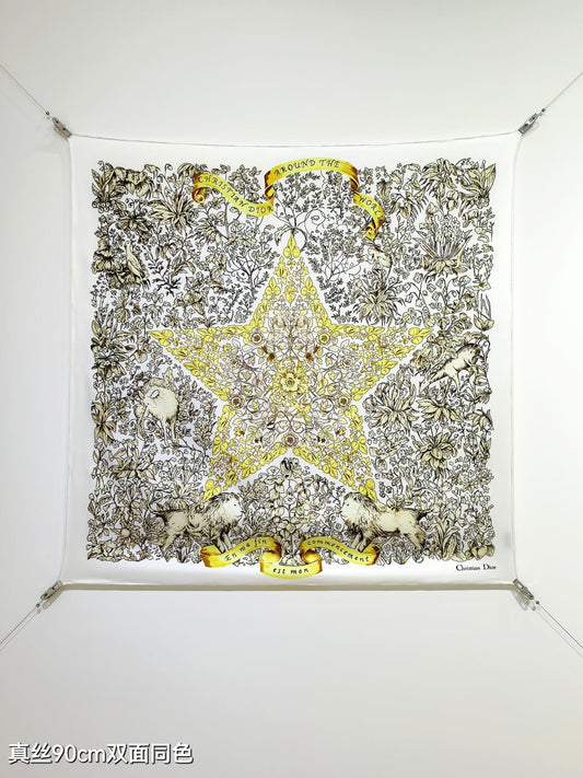 D 25 Twill Silk Scarf