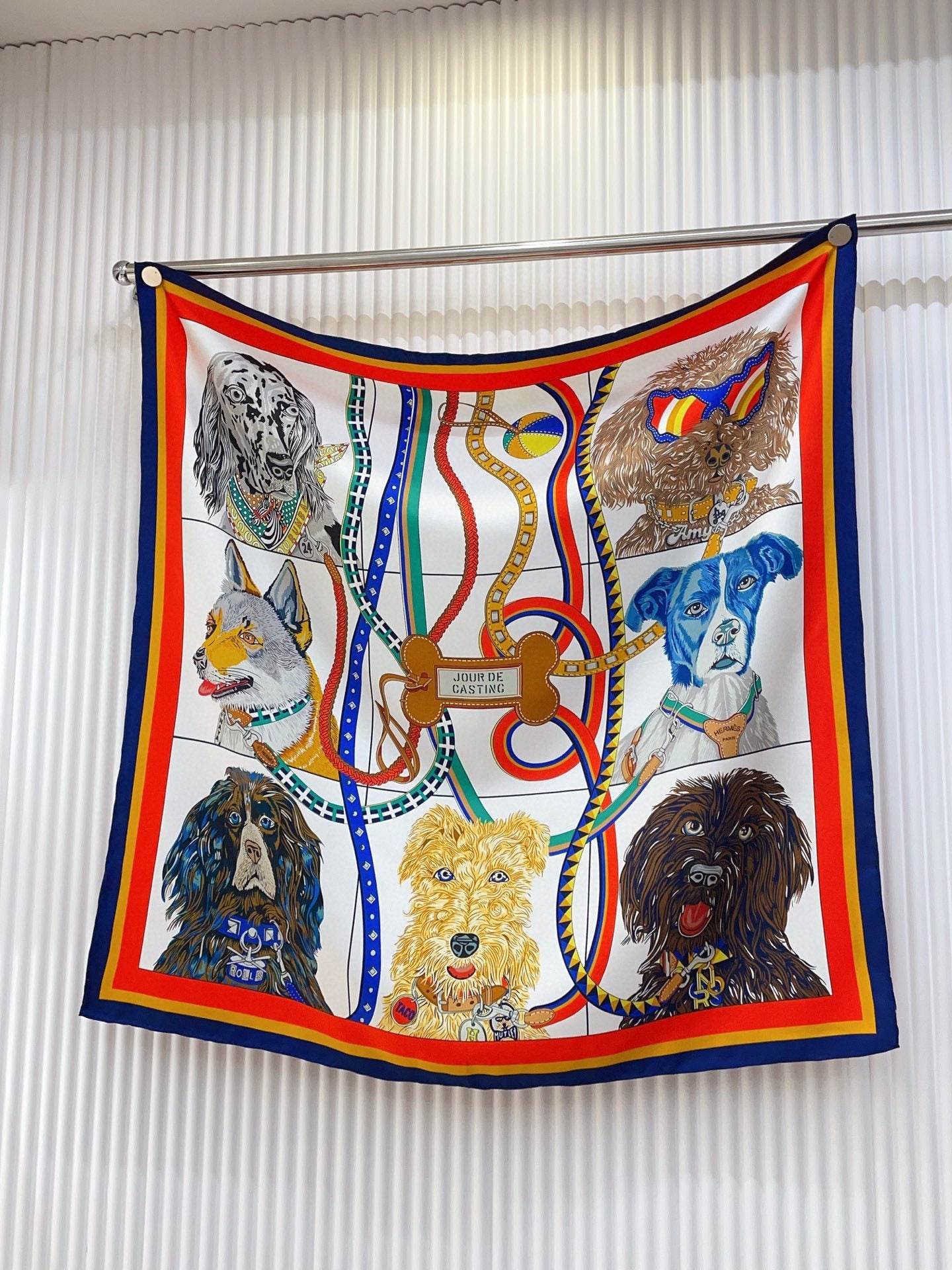 H 25 Twill Silk Scarf