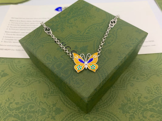 G 25 Butterfly Necklace