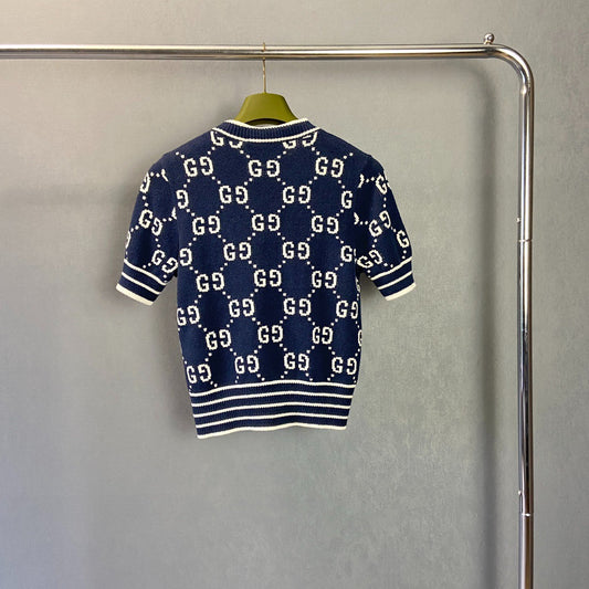 G 25 Interwoven Monogram Short Sleeve