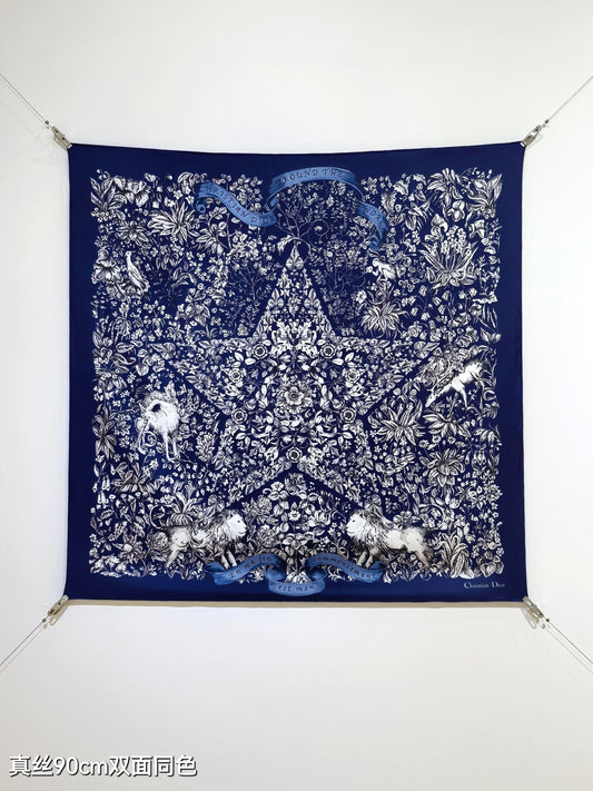 D 25 Twill Silk Scarf