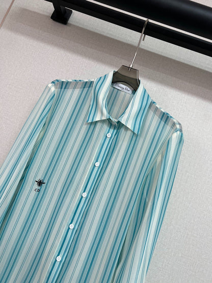D 25SS New Summer Shirt Printed Stripe