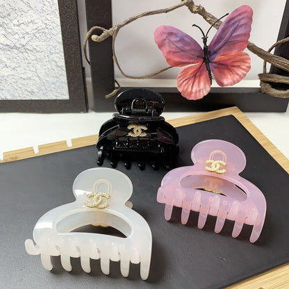 C 25 Acrylic Logo Hair Clip
