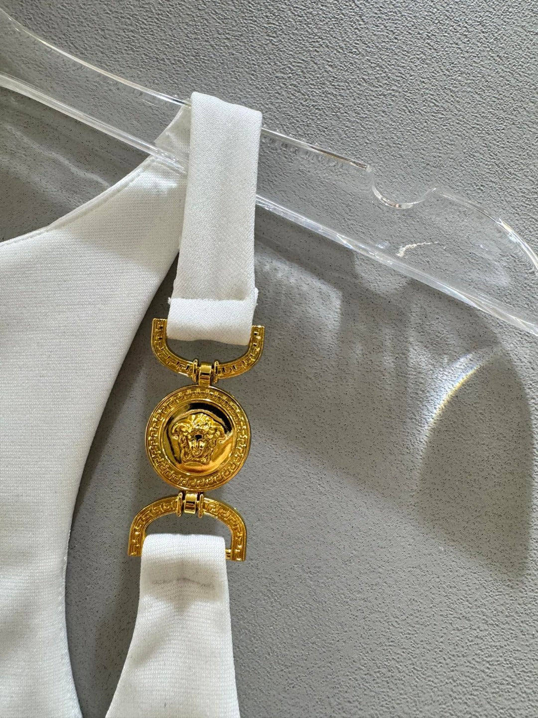 Ve 25 Metal Buckle Shoulder Logo Camisole Top