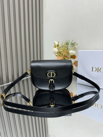 D 25 Boobby Medium Black Handbag Shoulder Bag
