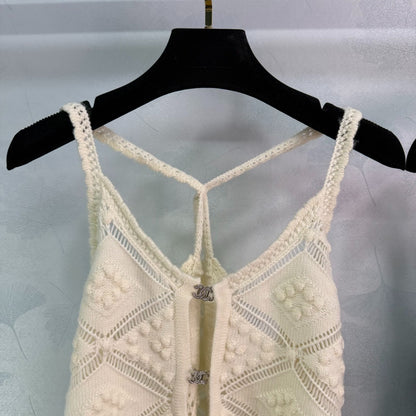 c 25 spring/summer new lattice texture suspenders
