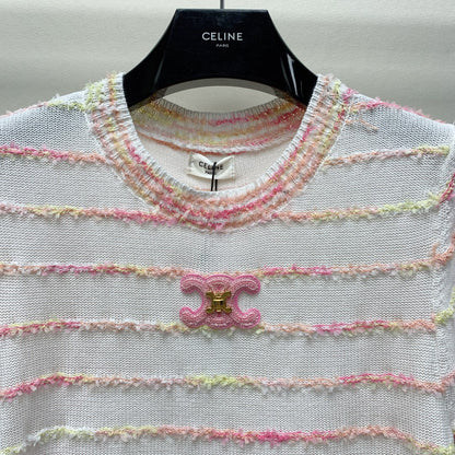 CE 25 Spring Summer New Crochet Round Neck Patchwork Short Sleeve