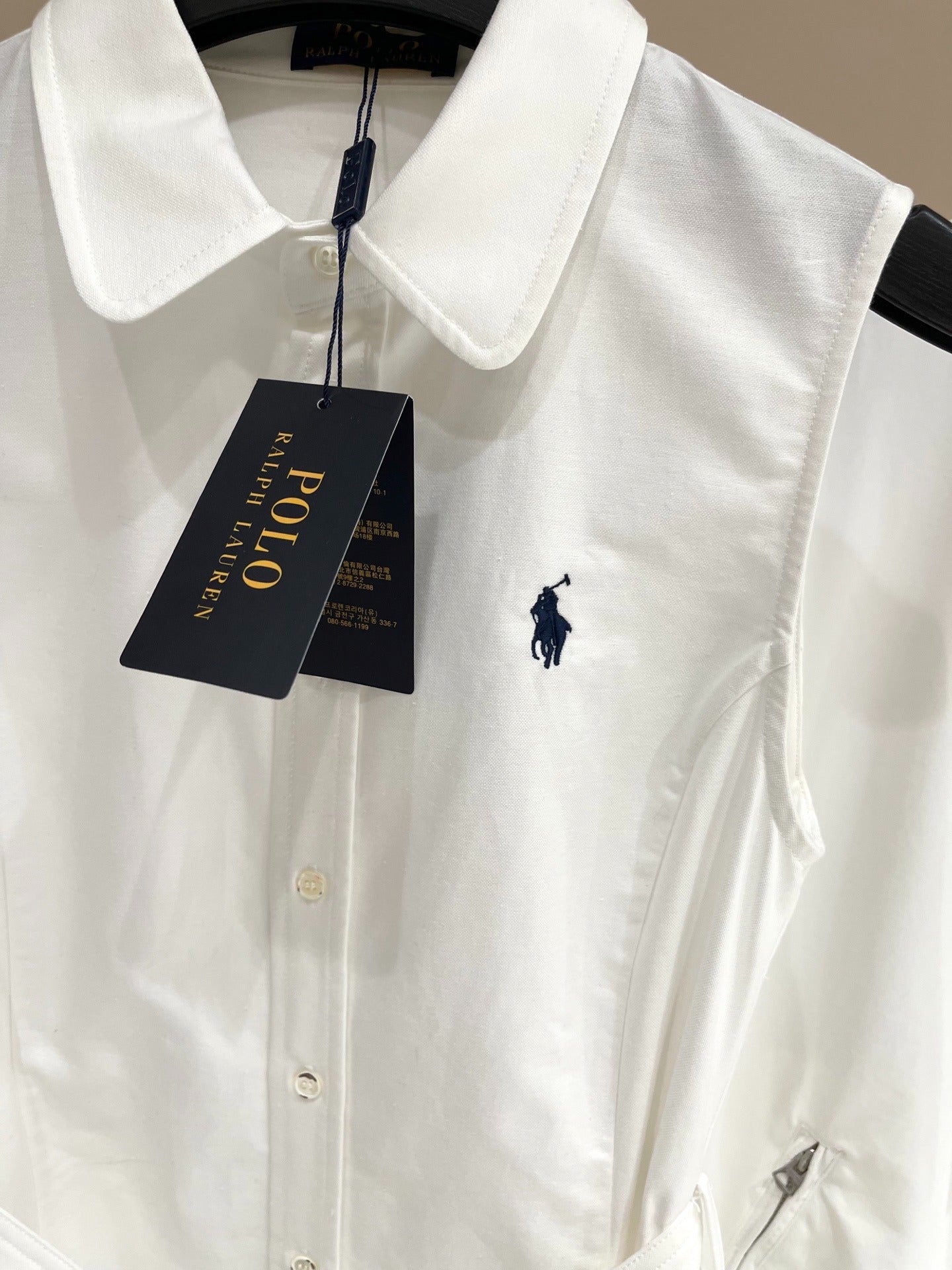 RA 25 Pure White Waistless Shirt Dress