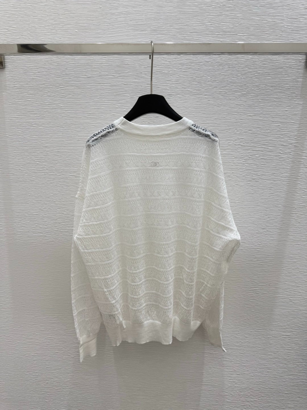 C 25 Frühen frühling neue rundhals hohl stricken langarm 
