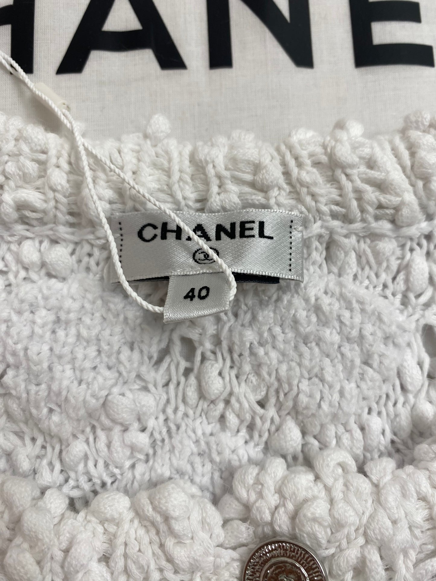 C 25 New Lattice Hollow Knit Cardigan