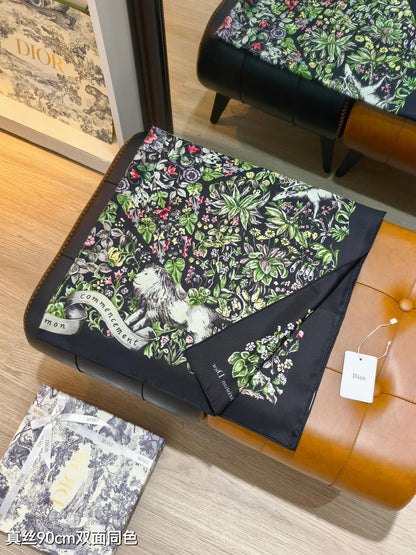 D 25 Twill Silk Scarf