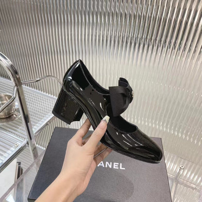 C 24 Early Spring New Bow Mary Jane Single Shoes