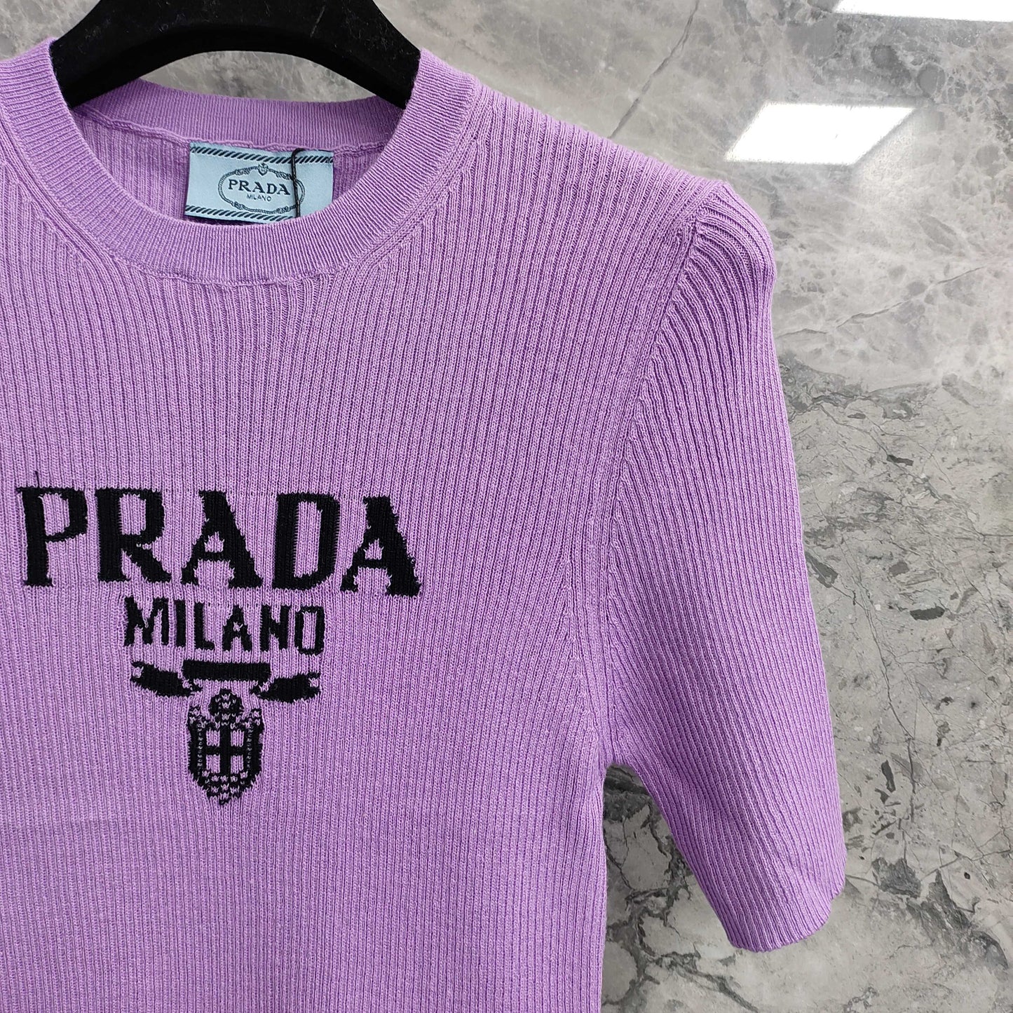 P 25 Purple New Knit Short Sleeve