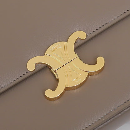 CE 25 Cowhide gold buckle  shoulder bag
