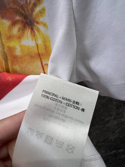 L 25 Spring and Summer New Short Printed Chain T-shirt