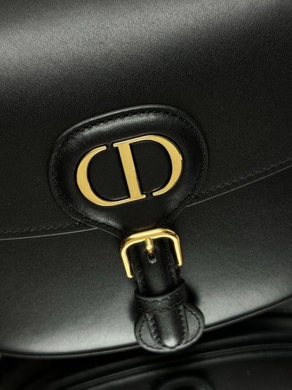 D 25 Boobby Medium Black Handbag Shoulder Bag
