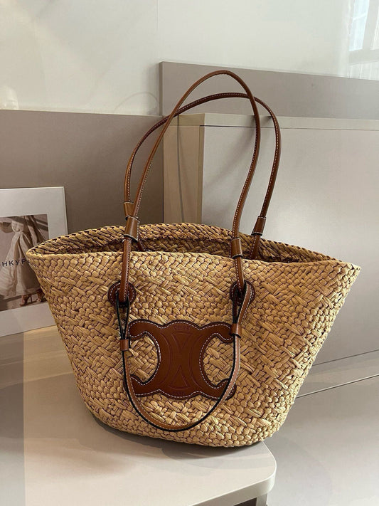 CE 25 Straw bag Raffia grass hand-woven bag