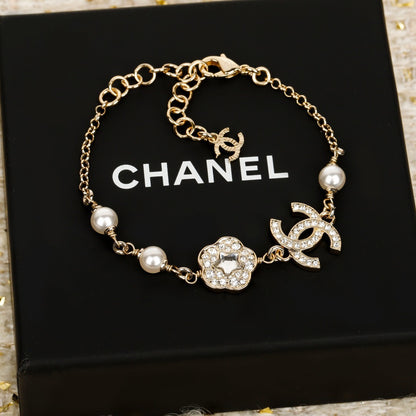 C 25Star Diamond Clover Bracelet