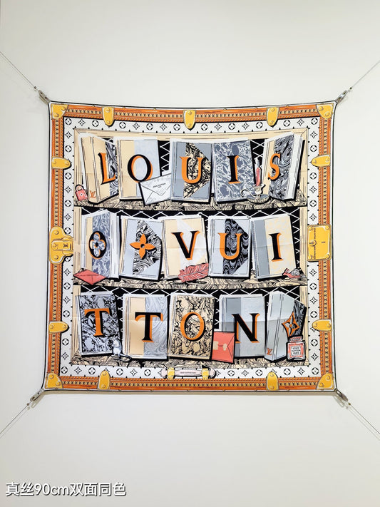 L 25 Twill Silk Scarf