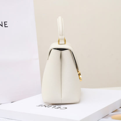 CE 25 Cowhide gold buckle  shoulder bag