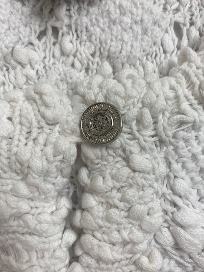 C 25 New Lattice Hollow Knit Cardigan