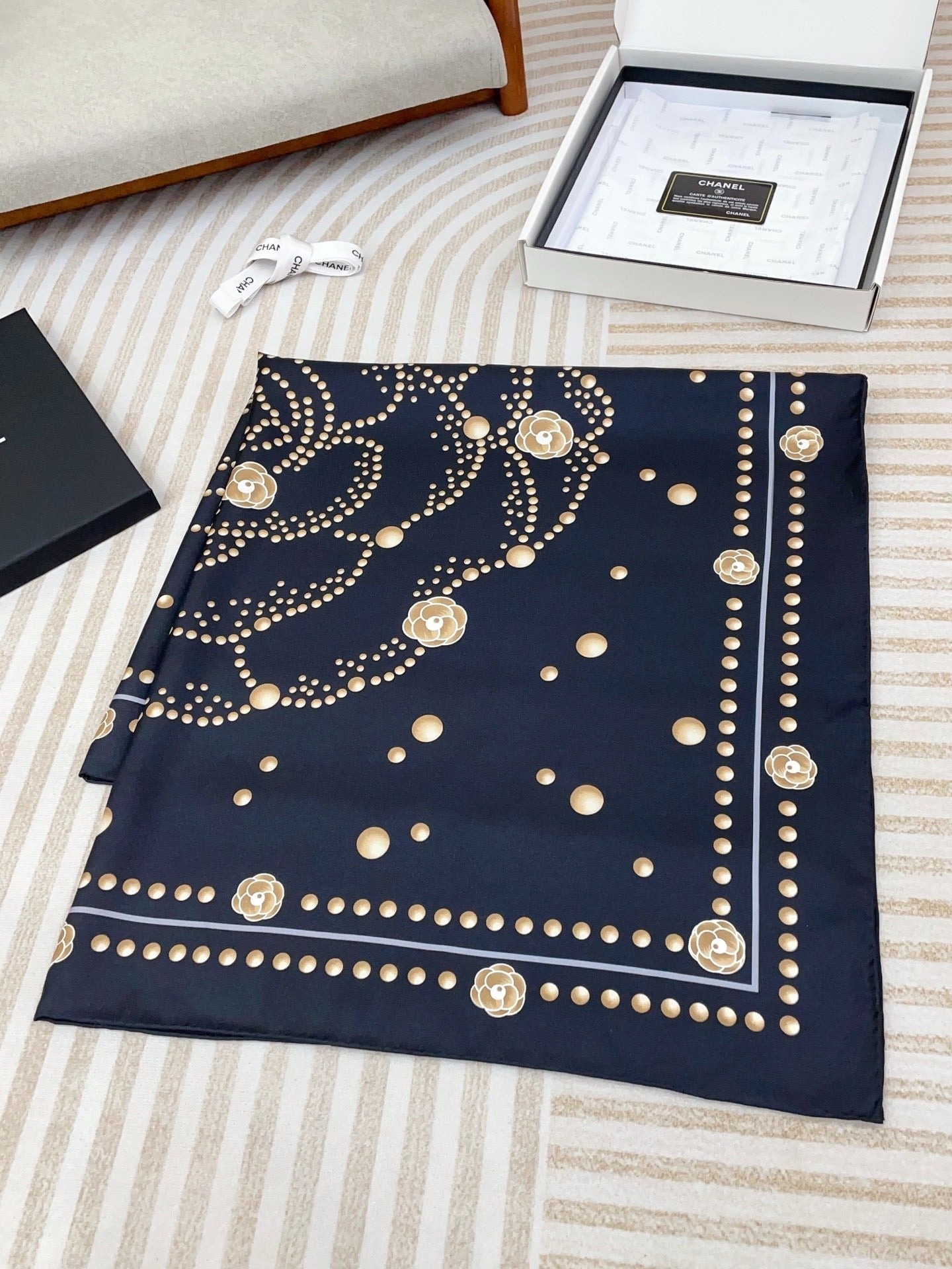 C 25 Twill Silk Scarf