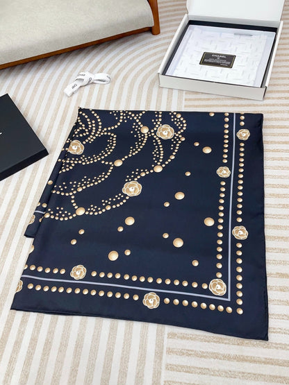 C 25 Twill Silk Scarf
