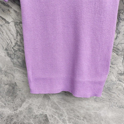 P 25 Purple New Knit Short Sleeve
