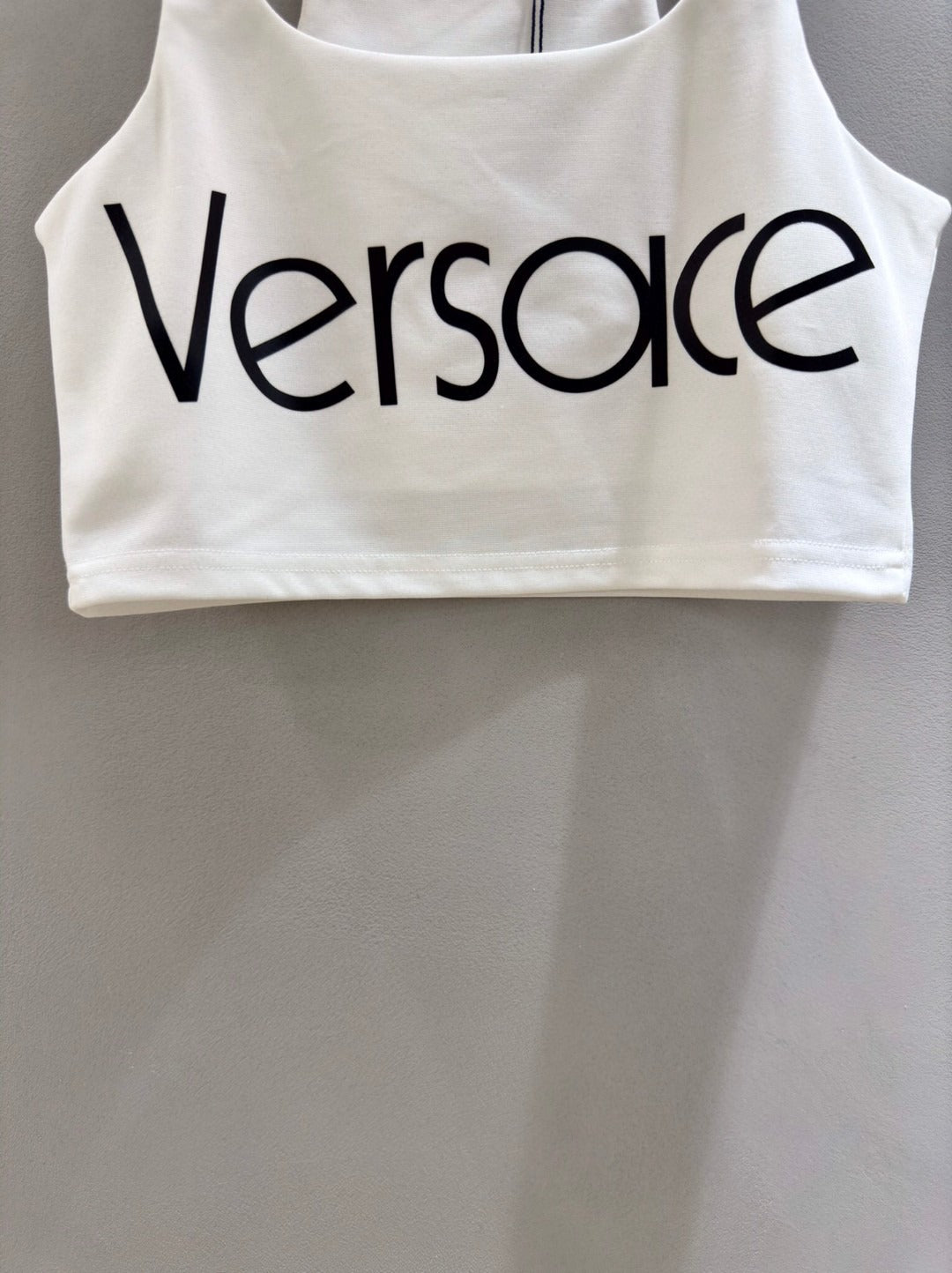 Ve 25 Metal Buckle Shoulder Logo Camisole Top