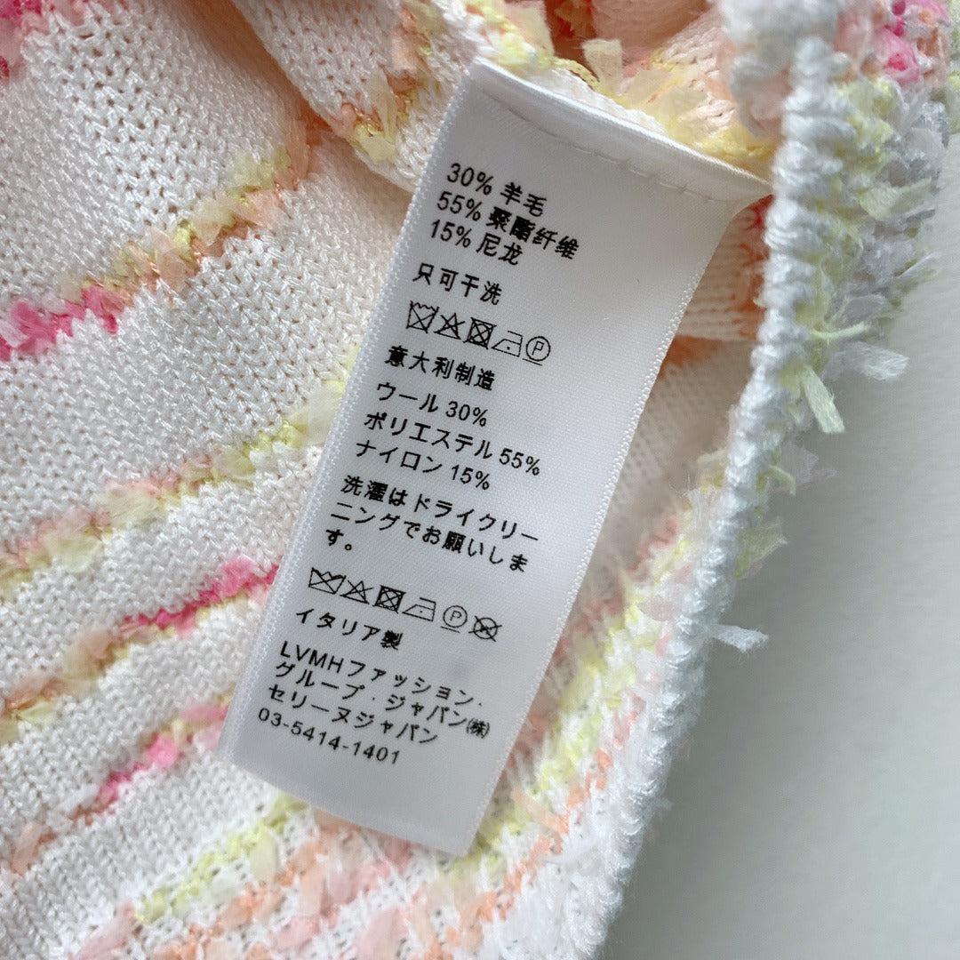 CE 25 Spring Summer New Crochet Round Neck Patchwork Short Sleeve