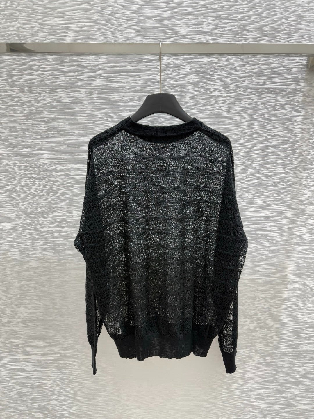 C 25 Frühen frühling neue rundhals hohl stricken langarm 